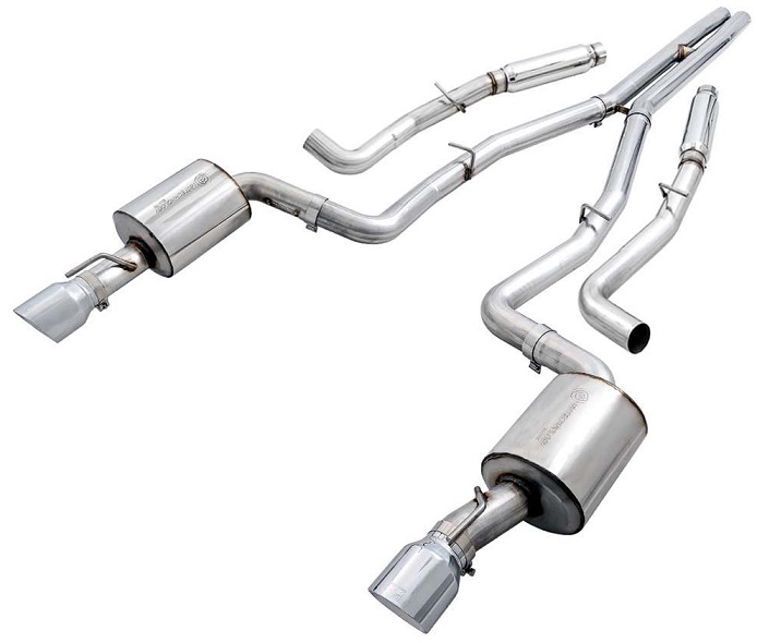 AWE Tuning Touring Exhaust Chrome Tips 17-23 Dodge Charger 5.7L - Click Image to Close